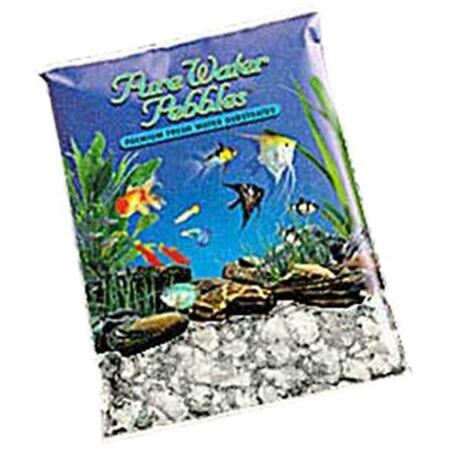 WORLD WIDE IMPORTS 25 lbs Purewater Pebble, Natural Silver - 2 Piece 29519